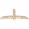 Ekena Millwork Bellingham Smooth Timber Gable Bracket, Douglas Fir, 60"W x 30"H x 3 1/2"D x 5 1/2"F, 12/12 Pitch GBW060X30X0406BEL00SDF - alternate 2